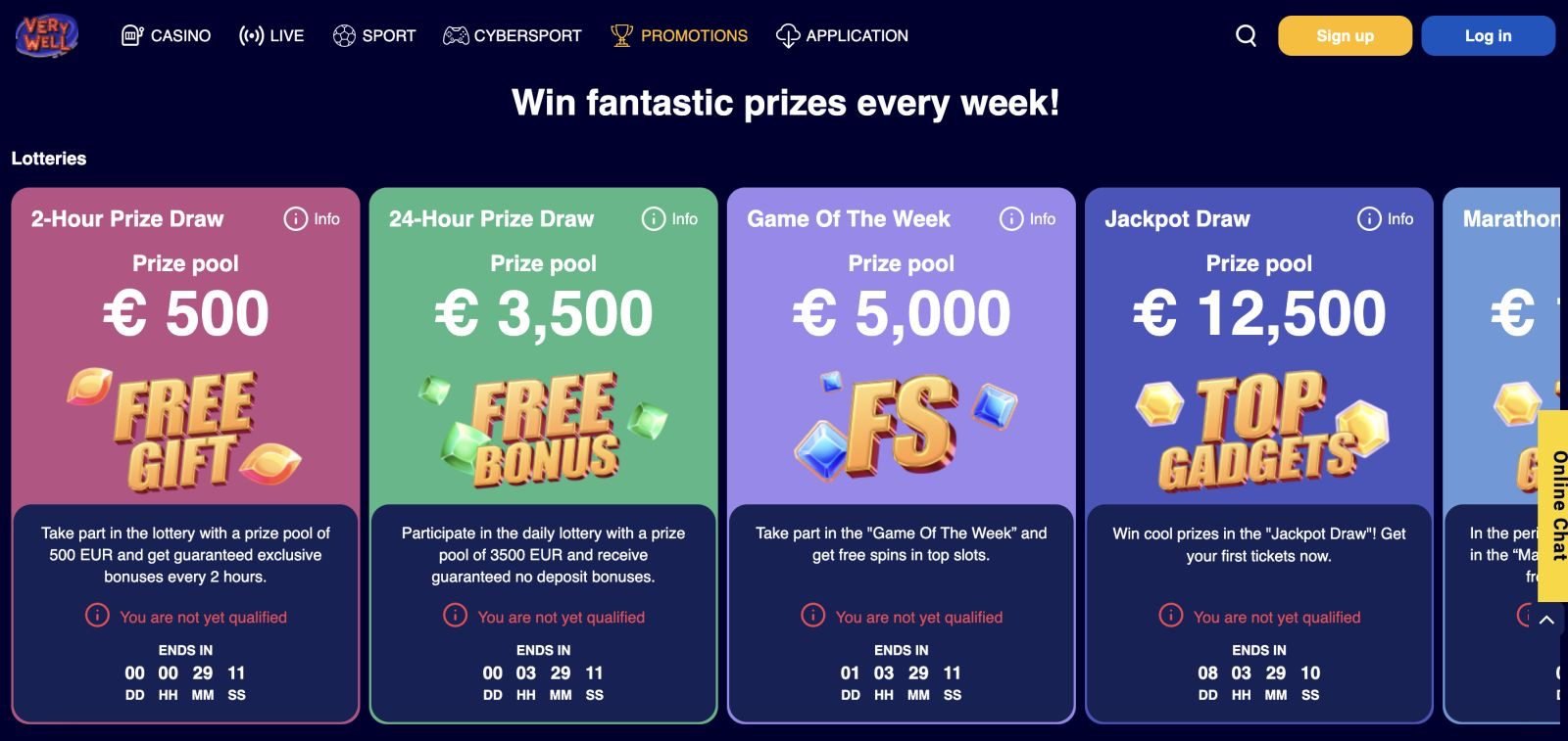 verywell casino promotions